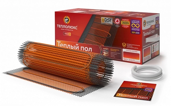 Мат нагревательный «Теплолюкс» ProfiMat180 Вт/1,0 кв.м.